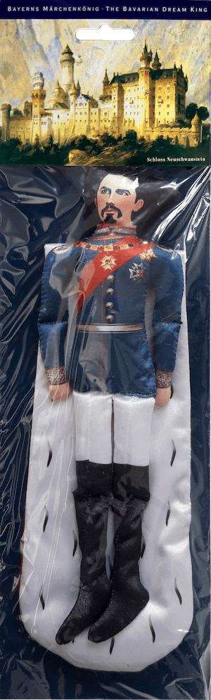 Produktbild für Mini-Monarch Ludwig Puppe Groß in der Blister Verpackung